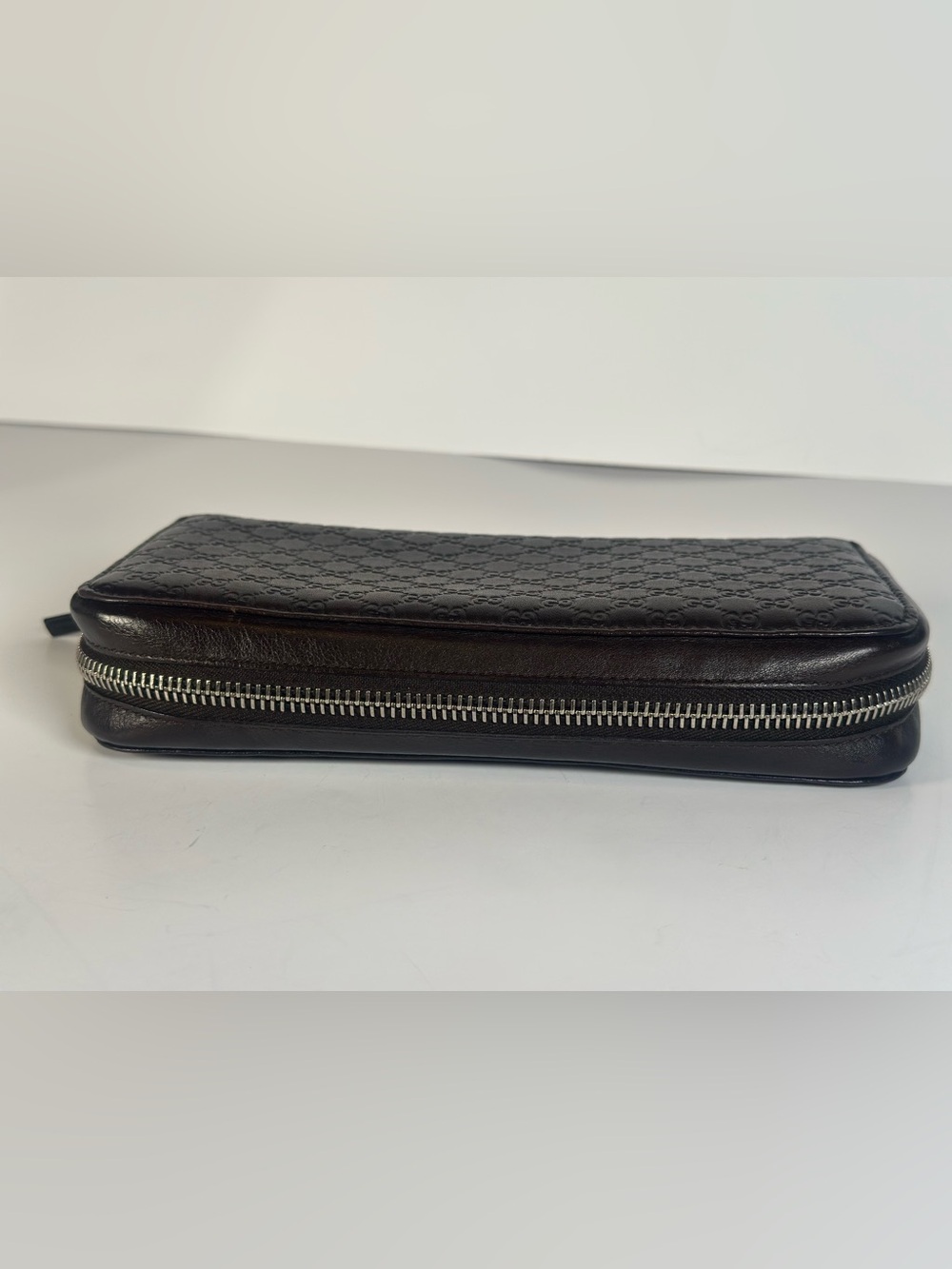 RARE Gucci Embossed GG Zip-Around Travel Wallet Organizer - Picture 9 of 14